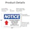 Signmission Delivery Entrance Contractors OSHA Notice Sign, Aluminum, 24in W x 18in L, 2PK OS-2PACK-NS-A-1824-L-10968 - alternate 3